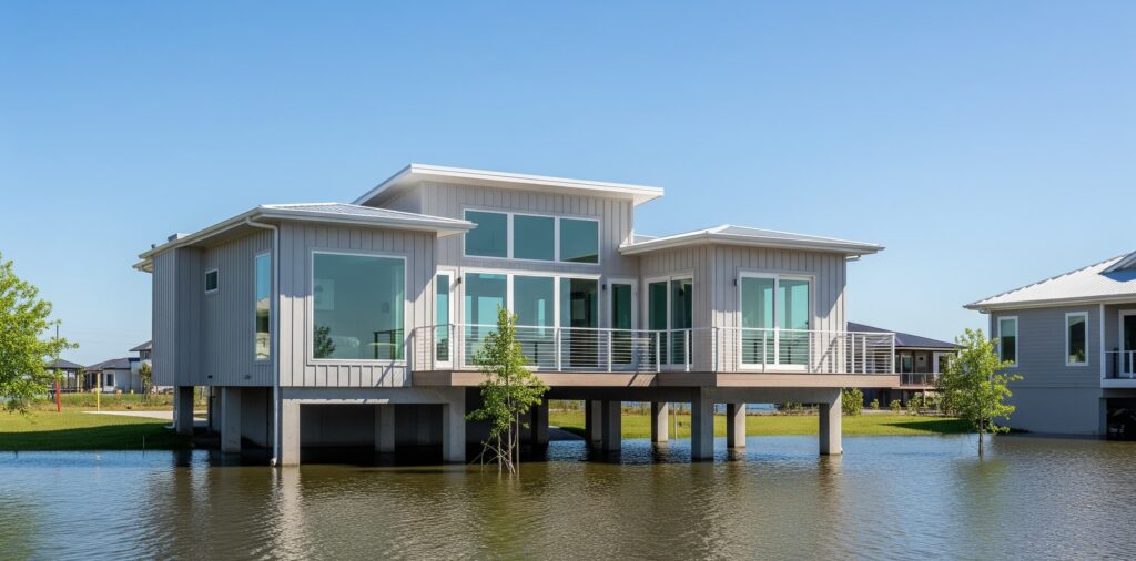 home in a flood zone